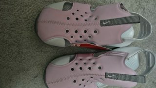 Sandalias Nike Niña Rosa y Blanca Nuevas