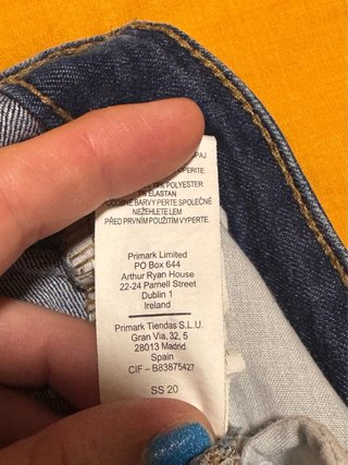 Pantalón corto vaquero mujer