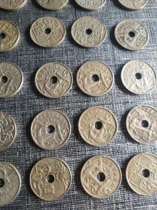 Lote de 39 monedas 50 céntimos 1949