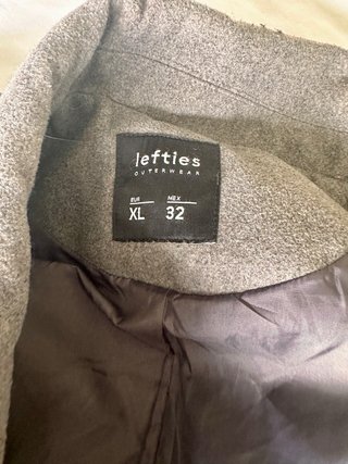 Abrigo Lefties gris