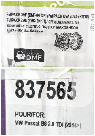 Kit Embrague Valeo 837565 VW Passat B8 2.0 TDI