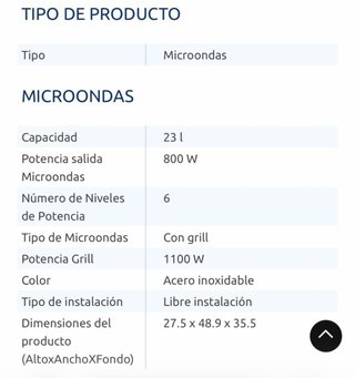 Microondas Samsung GE87M Ceramic Inside