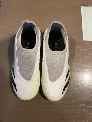 Adidas Predator niño blanco/amarillo Talla 28