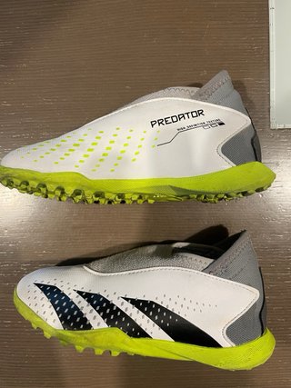Adidas Predator niño blanco/amarillo Talla 28