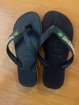 Chanclas Havaianas niño azul Brasil