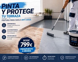 ️ ¡PREPARA TU TERRAZA PARA LAS LLUVIAS!