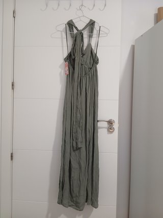 Vestido largo verde