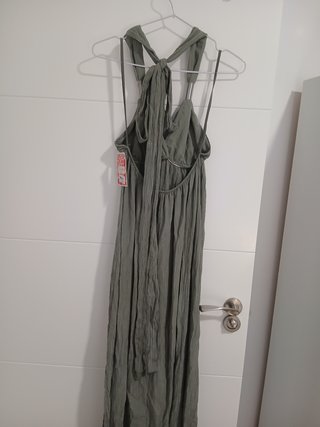 Vestido largo verde
