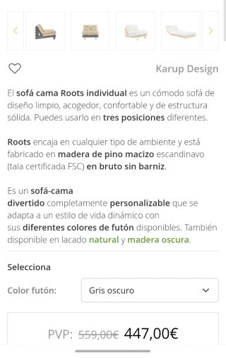 Sofá Cama Futón