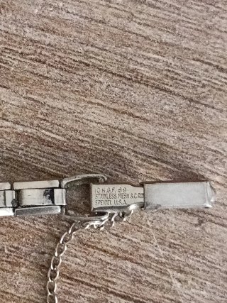 Reloj Elgin Oro Blanco 10k RGB Antiguo de cuerda