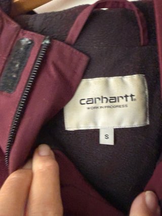 Chaqueta Carhartt burdeos talla S