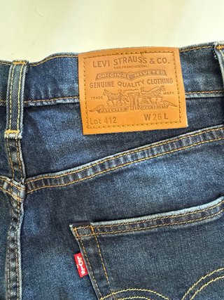 3 Vaqueros Levi's Azules Talla M