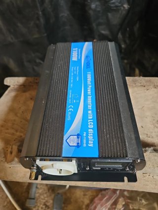 Inversor GUNDEL 1100W 12V a 220V LCD