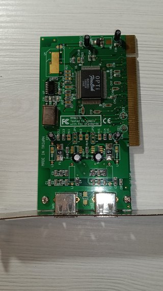 Tarjeta PCI USB 1.1 OPTi FireLink 2 puertos PC