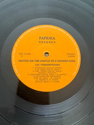 Vinilo Los Conquistadores - Invited On The Castle
