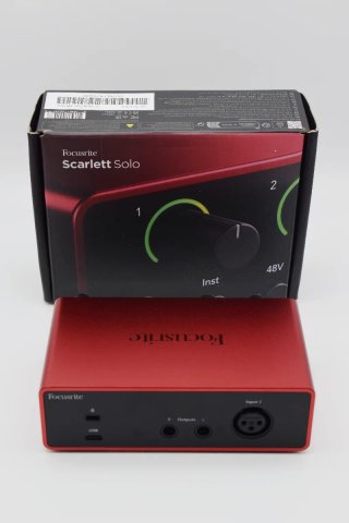 Kit RODE NT1-A + Focusrite Scarlett Solo 4ª Gen