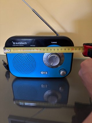 Radio Portátil blue Sunstech