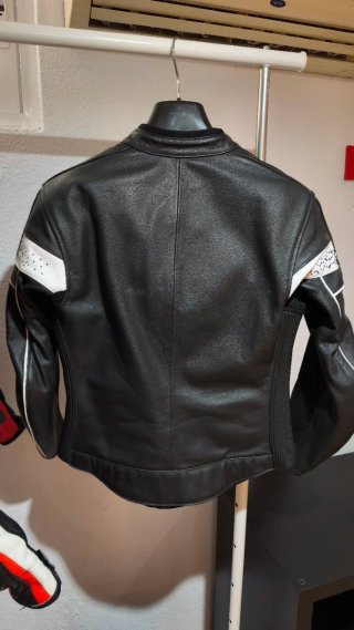 Chaqueta de moto de cuero Ixon Talla S