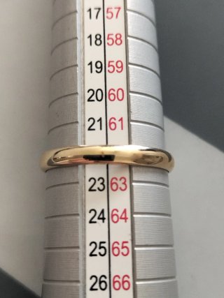 Alianza de oro hombre nueva