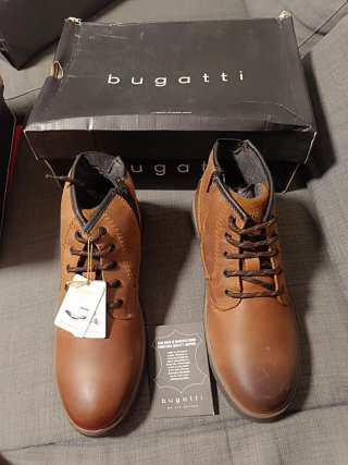 Botines Bugatti Piel Marrón