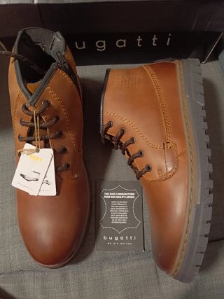 Botines Bugatti Piel Marrón