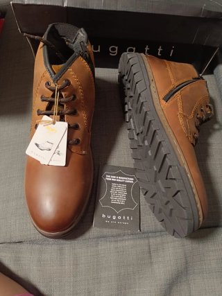 Botines Bugatti Piel Marrón