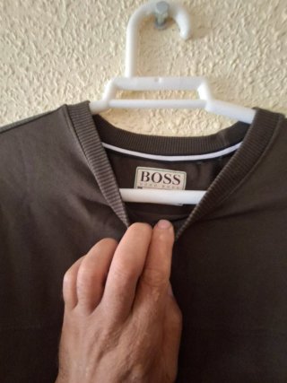 Sudadera Boss Talla L Verde Oliva
