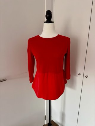 Blusa COS Seda Roja