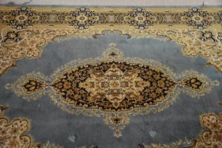 Antigua alfombra azul 240 x 165 cm