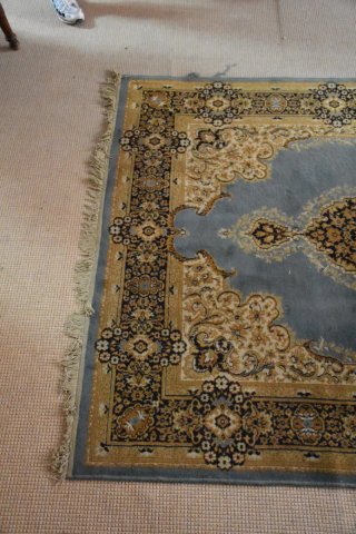 Antigua alfombra azul 240 x 165 cm