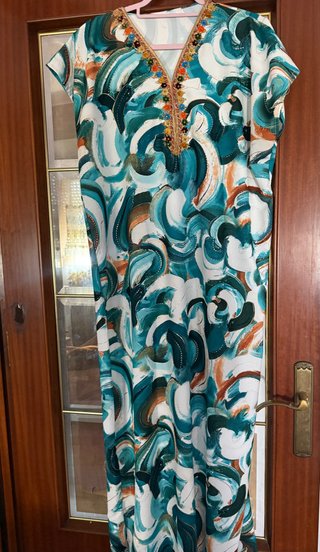 Vestido multicolor talla única