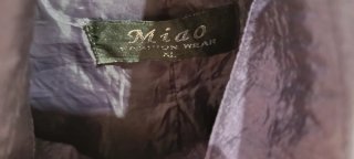 Chaqueta Morada Brillo Mujer XL Miao