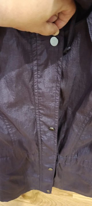 Chaqueta Morada Brillo Mujer XL Miao