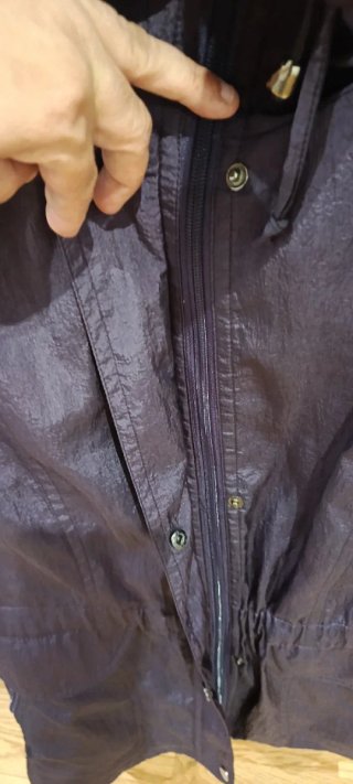 Chaqueta Morada Brillo Mujer XL Miao