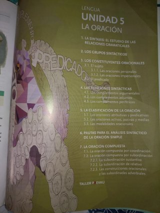 Lengua castellana y literatura, 1 BACH.