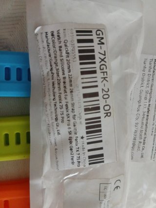Correas Garmin Fenix Azul, Verde, Naranja