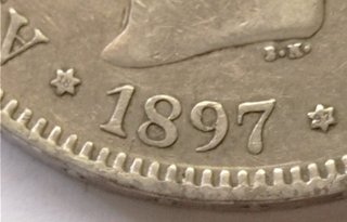 Moneda 5 Pesetas Alfonso XIII 1897 Plata