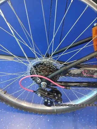Bicicleta 24" paseo negra