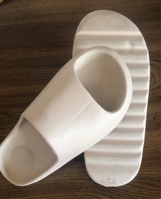 Chanclas unisex beige