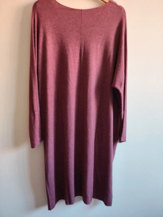 Vestido punto rosa T.54-56