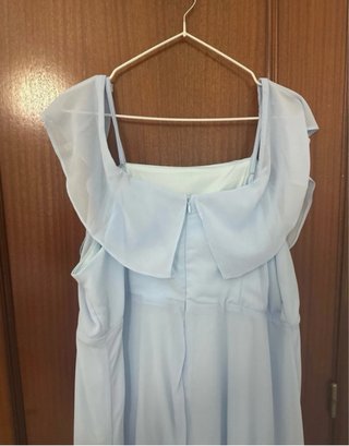Vestido largo azul Shein