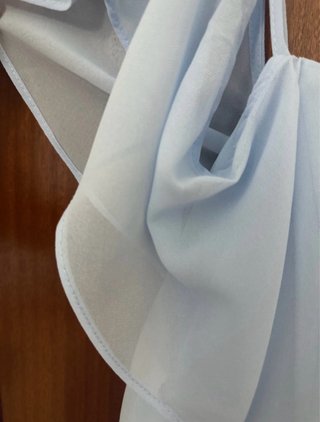 Vestido largo azul Shein