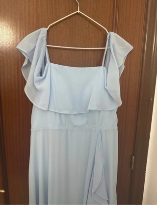 Vestido largo azul Shein