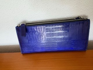 Cartera Adolfo Dominguez Azul