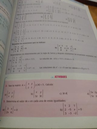 Matemáticas II, 2 bachillerato