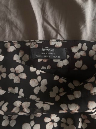 Falda estampada flores