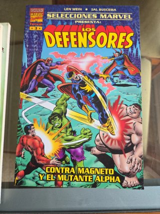 Los defensores. Contra Magneto y el mutante Alpha.