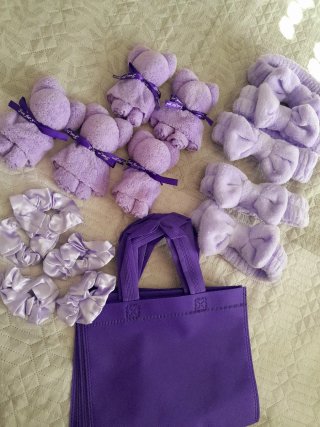 Set de fiesta morado