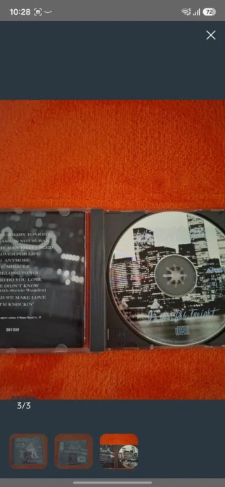 CD Whitney Houston I'm Your Baby Tonight