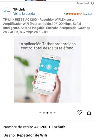 TP-Link RE365 AC1200 Repetidor WiFi